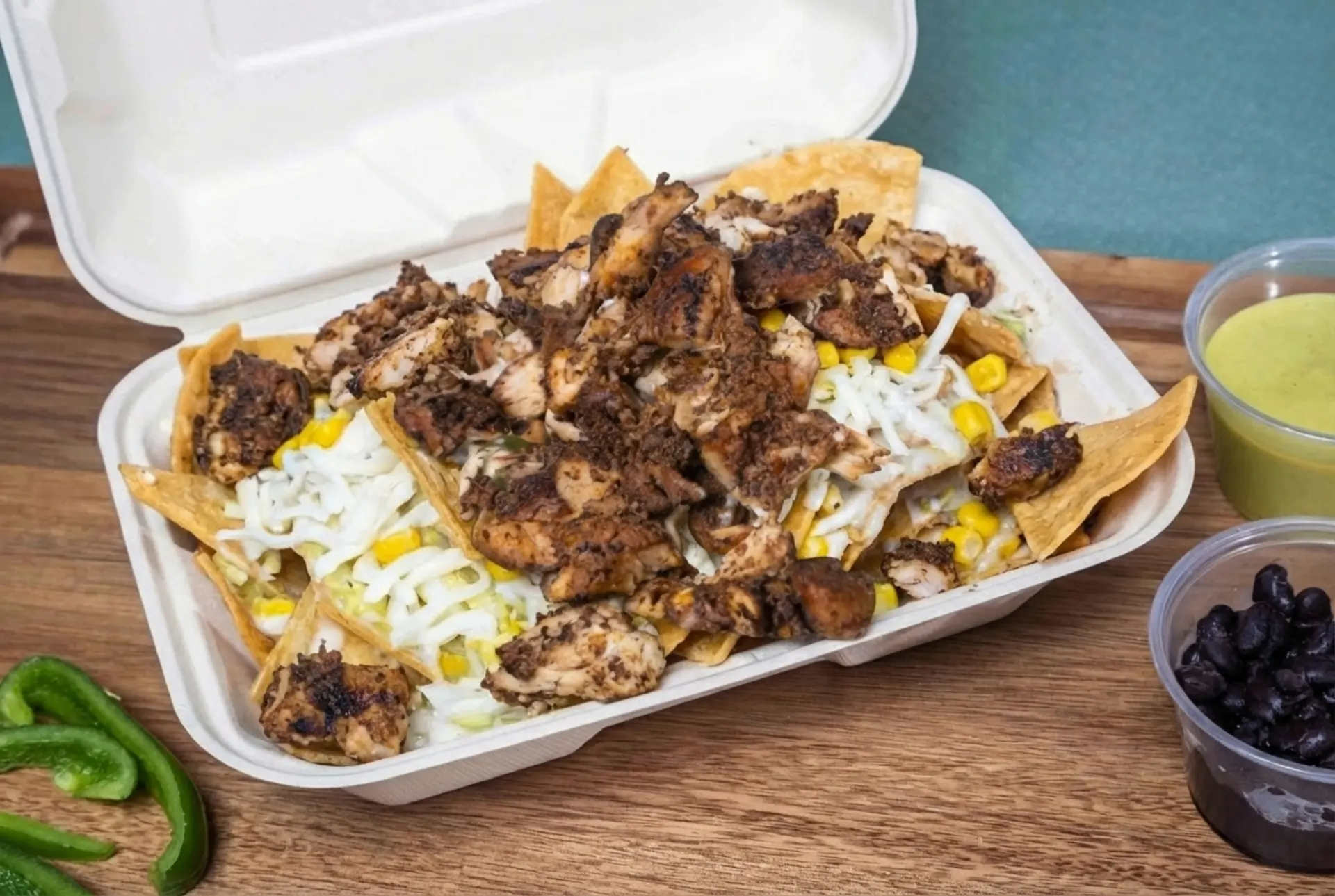 Spicy Chicken Nachos