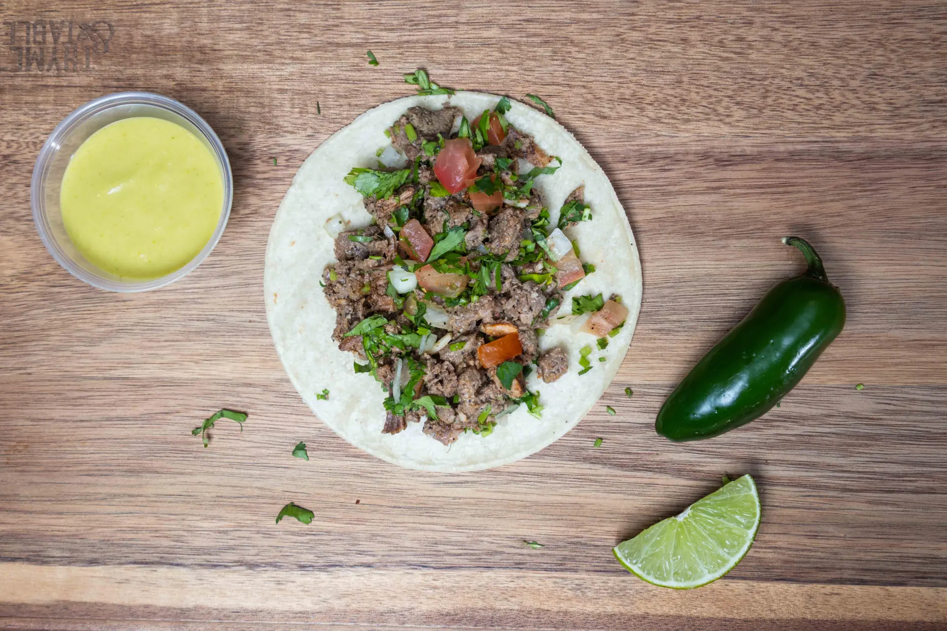 Carne asada street tacos