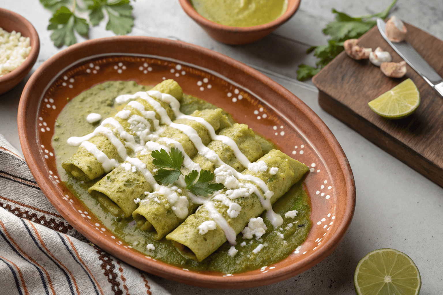 Enchiladas Verdes
