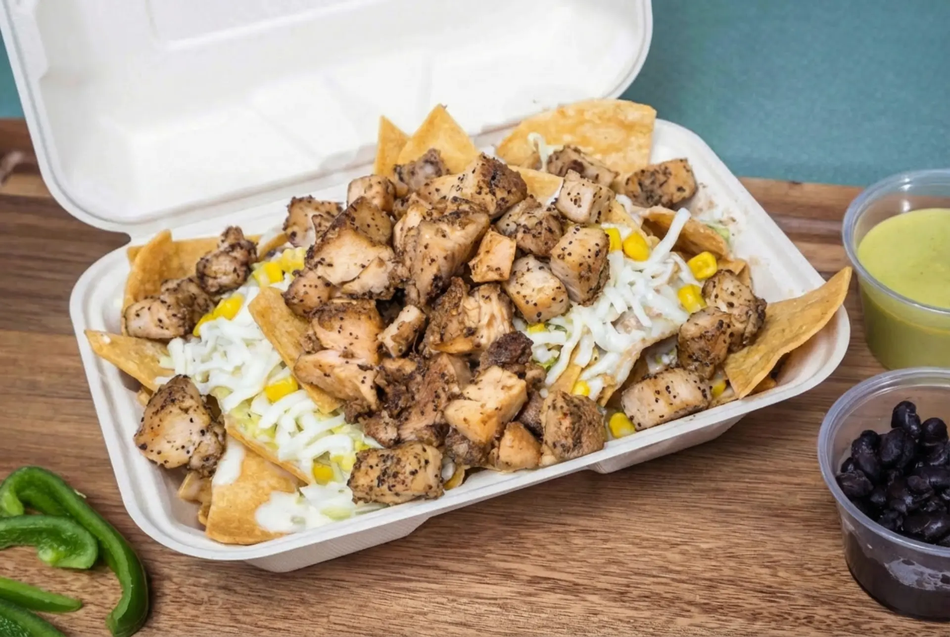 Grilled Chicken Nachos